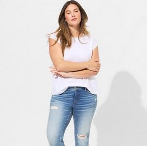 Torrid white dolman tshirt